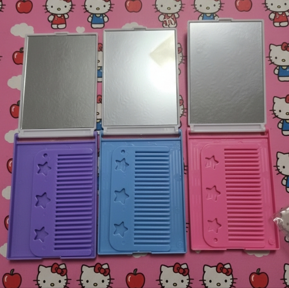 3 Pc Mirror & Comb Set. - Picture 2 of 2